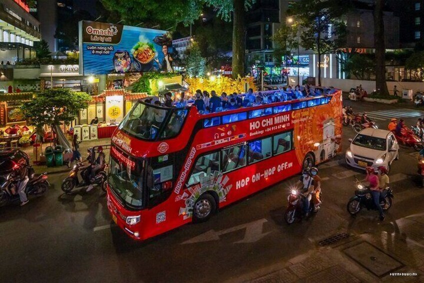 Night Bus Tour in Ho Chi Minh City