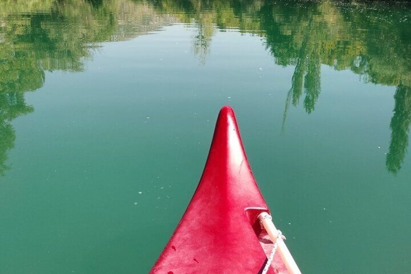 Private Swimming at Waterfalls and Kayaking through the Canyon