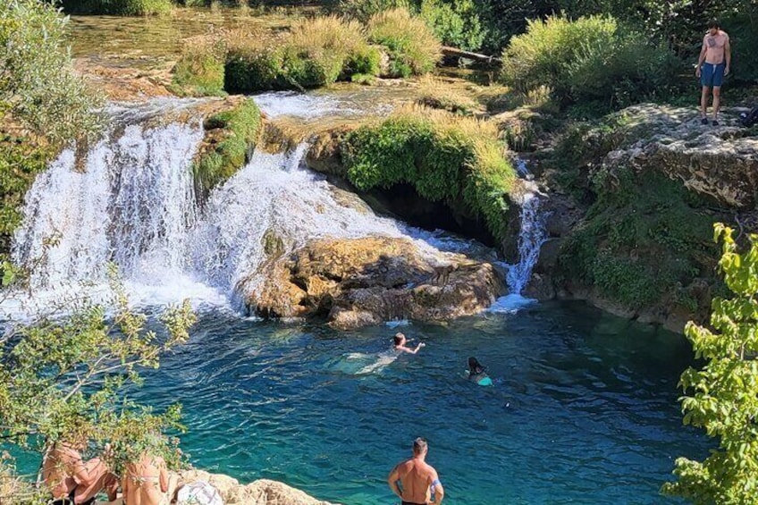Private Swimming at Waterfalls and Kayaking through the Canyon