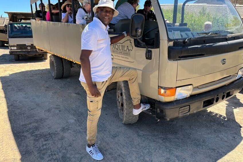 Aquila Game Reserve Safari with wine tasting, Transport & Lunch