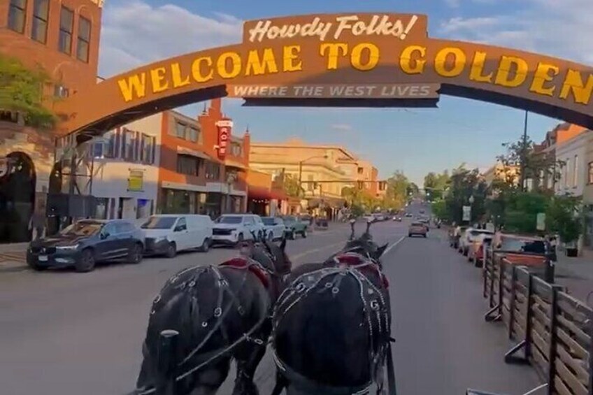 Shared Golden's History Wagon Ride Tour in Colorado