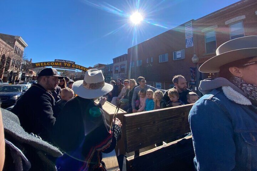  Shared Golden's History Wagon Ride Tour in Colorado