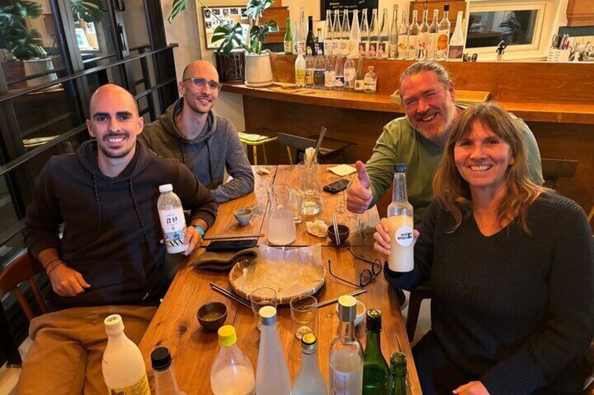 Korean Traditional Alcohol Class and Tasting (Makgeolli, Soju)
