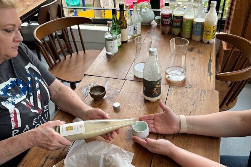 Korean Traditional Alcohol Class and Tasting (Makgeolli, Soju)
