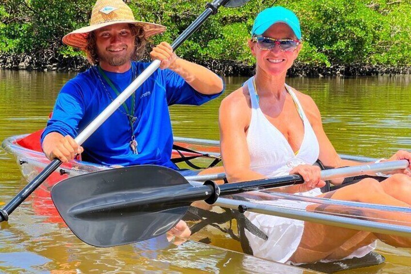 Clear/Standard Kayak Self Guided Island EcoTour Bonita Springs! 