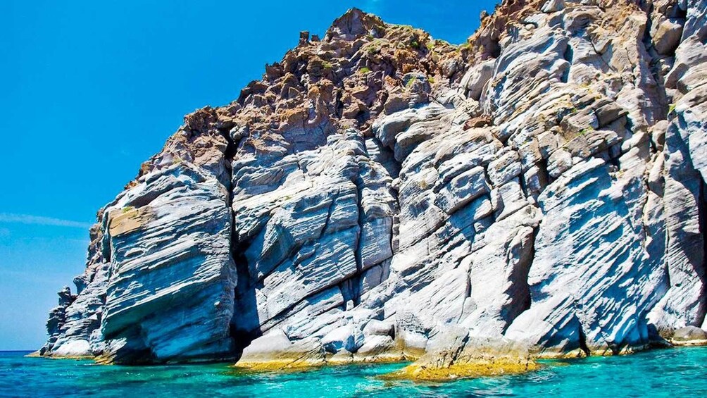 Close up view of the Rocks on Nisyros
Island in Greece