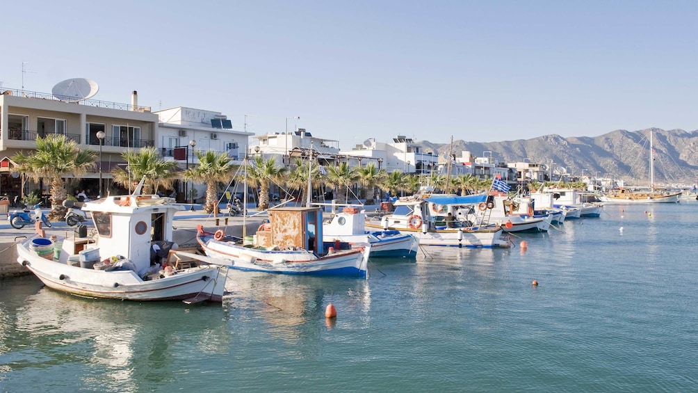 View of the dock in Kardamaina, a Town in Greece
