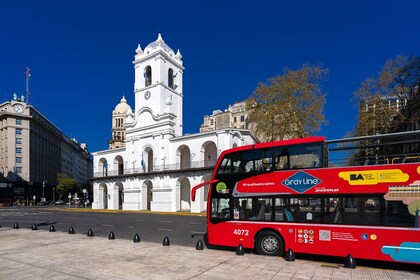 Stadtpaket: Navigation + Mittagessen Palacio Paz + Busticket 48hs