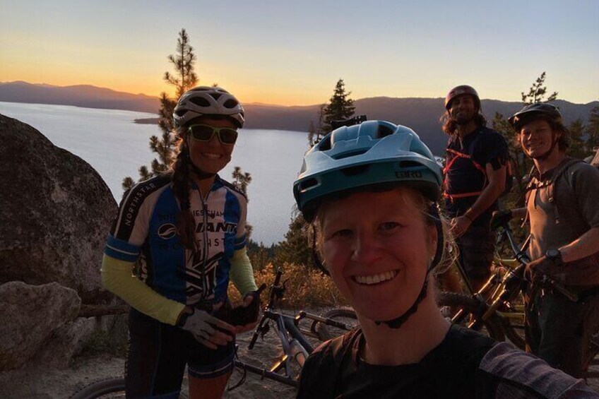 Guided Scenic Bike Experience above Lake Tahoe's East Shore