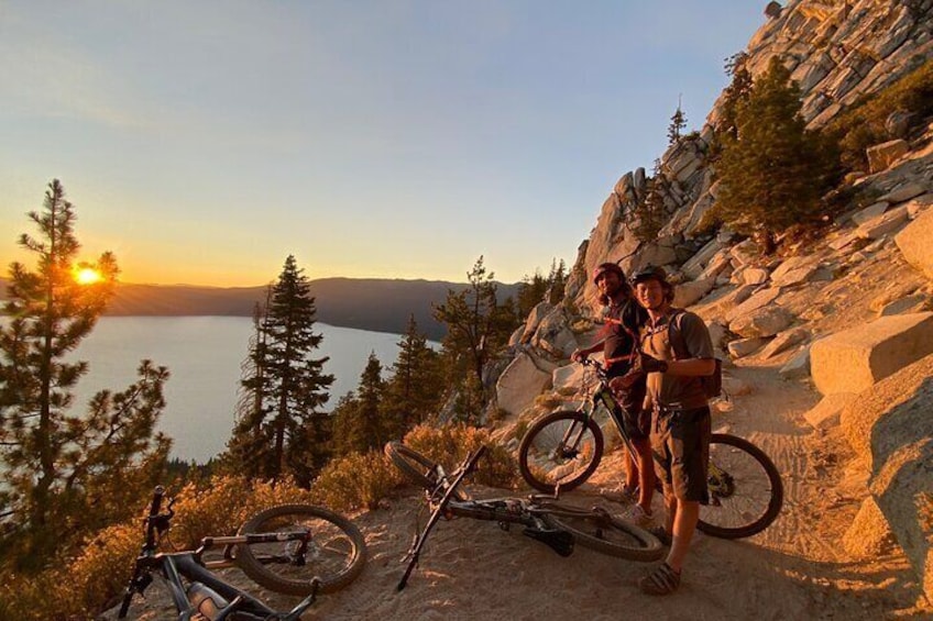 Guided Scenic Bike Experience above Lake Tahoe's East Shore