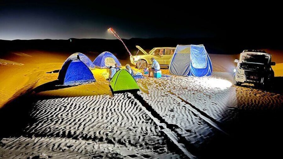 2 Day Private Trip to Two Oasis with Overnight Desert Camping