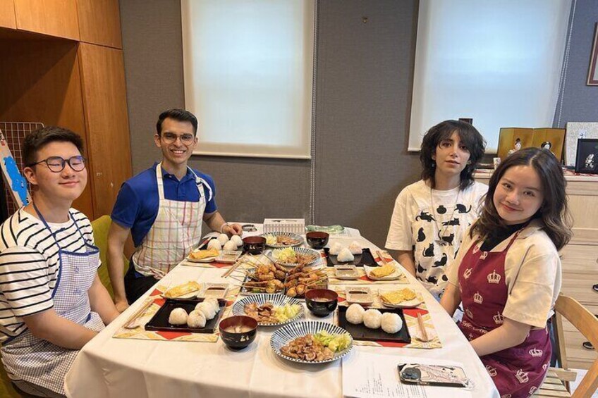 Japanese home cooking class in Osaka Umeda