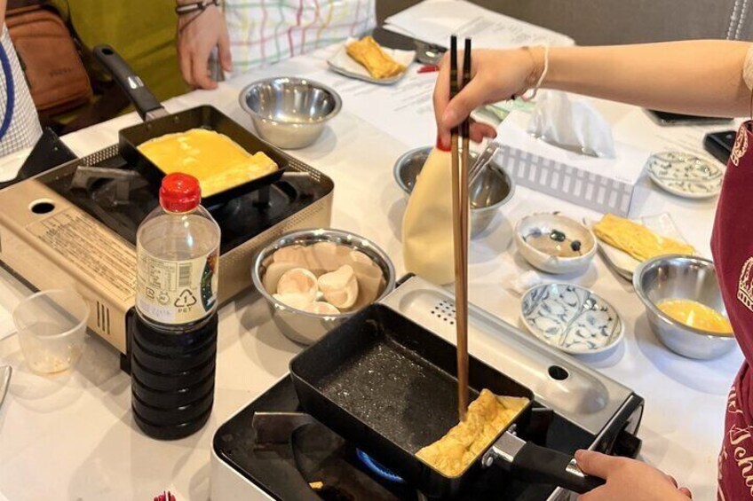 Japanese home cooking class in Osaka Umeda