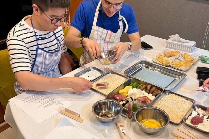 Japanese home cooking class in Osaka Umeda