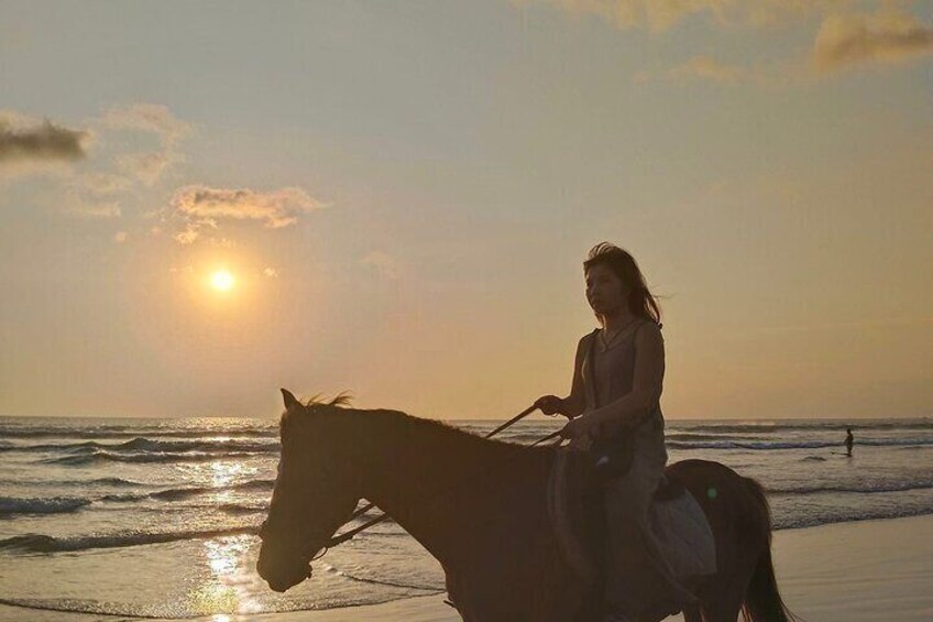 1 hour Bali Horse Riding saba beach Luxury experiance