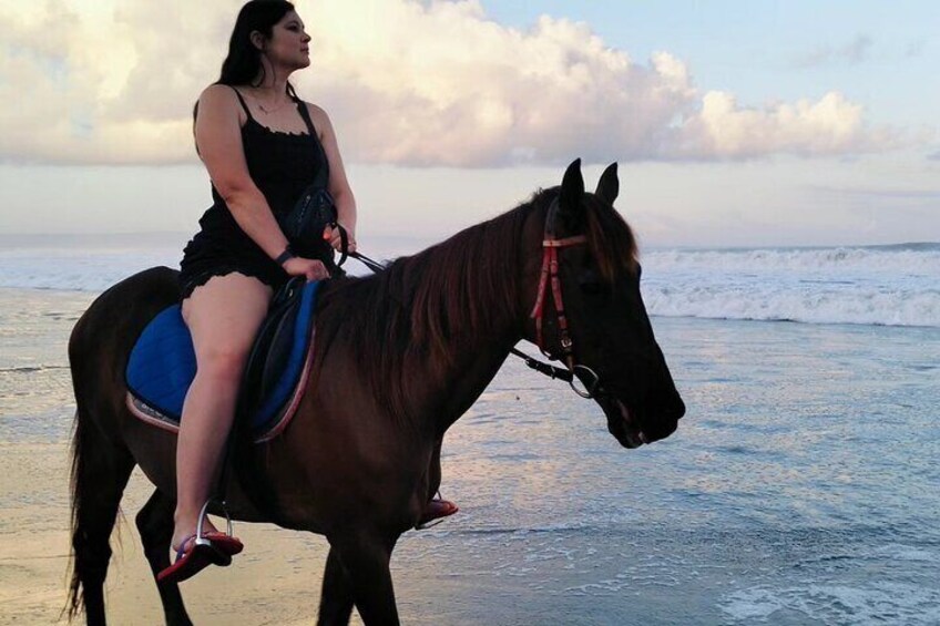 1 hour Bali Horse Riding saba beach Luxury experiance