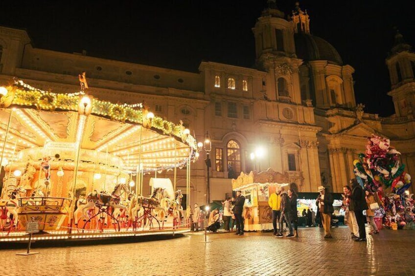 Christmas Lights Panoramic Vespa Sidecar Tour