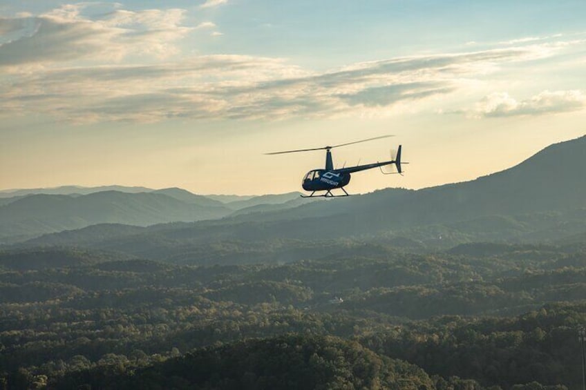 Helicopter Ride in Smoky Mountain Sevierville Great Smoky Tour