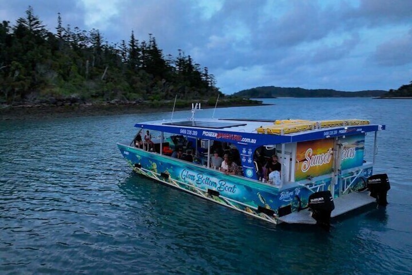 Airlie Beach Glass Bottom Boat Sunset Tour