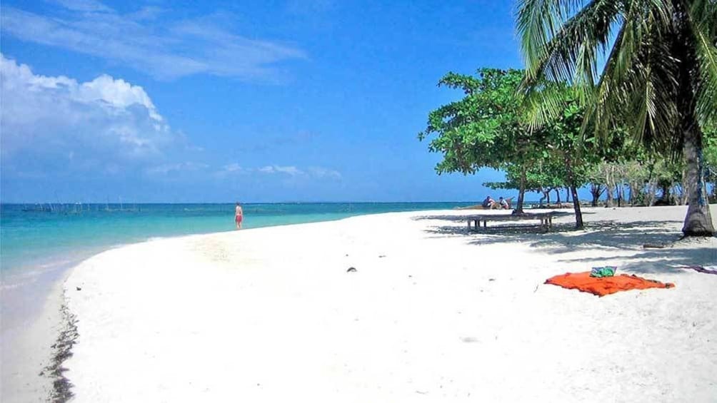 Landscape view of beautiful Honda Bay Island 