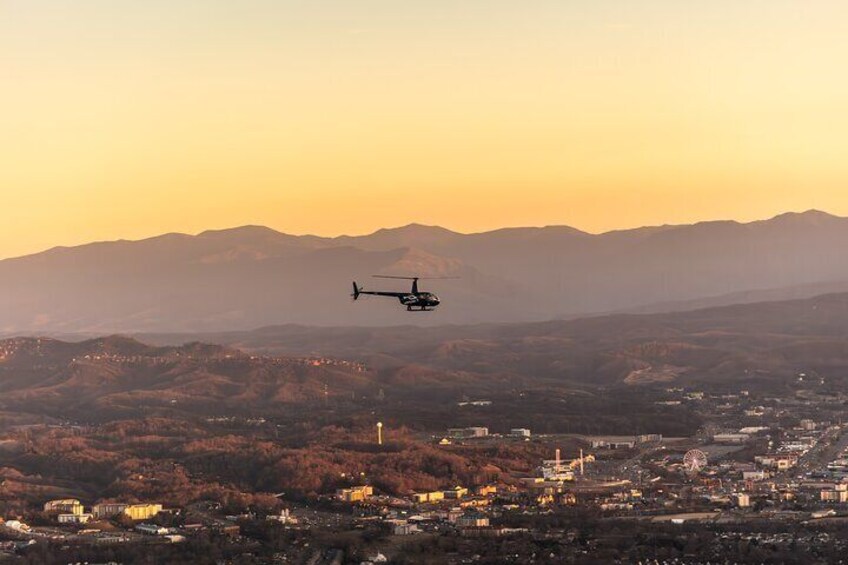 Private Helicopter Ride in Smoky Mountain Sevierville Quick Hop