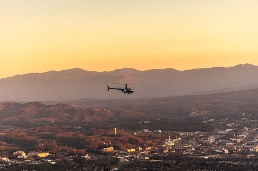 Private Helicopter Ride in Smoky Mountain Sevierville Quick Hop