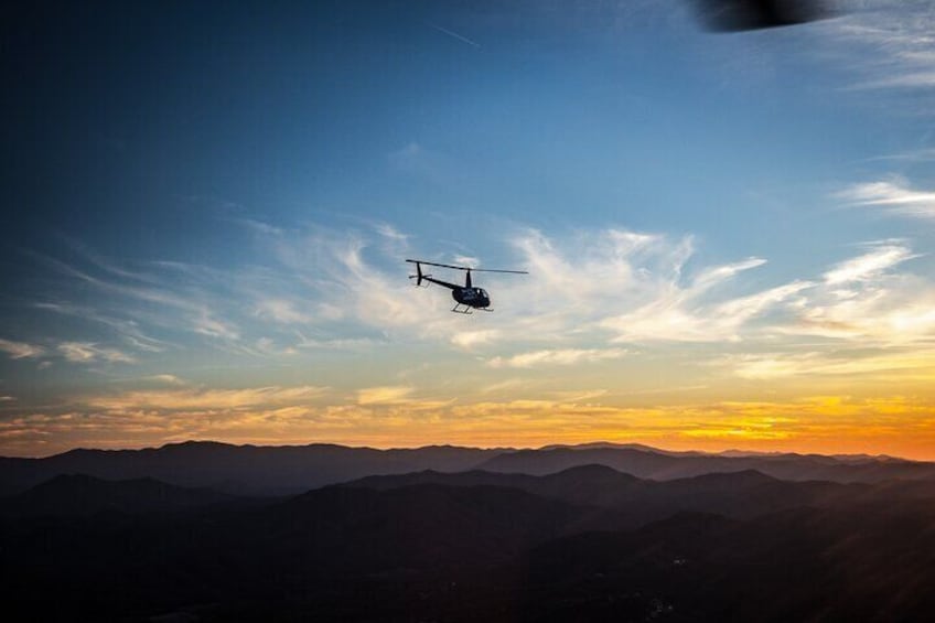 Private Helicopter Ride in Smoky Mountain Sevierville Quick Hop