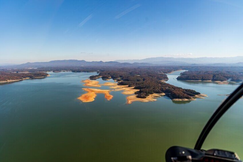 Helicopter Ride in Smoky Mountain Sevierville Douglas Lake Tour