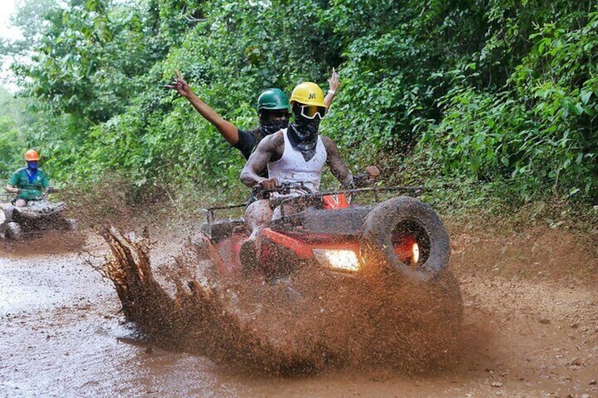 Adventure Tour ATV Cenote Zipline Horseback Riding in Cancun