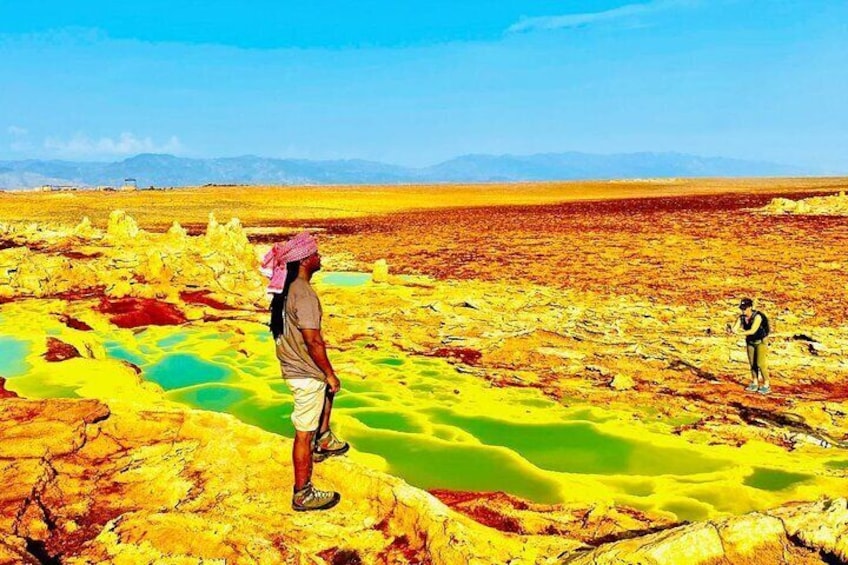 our Guide at Danakile Depression 