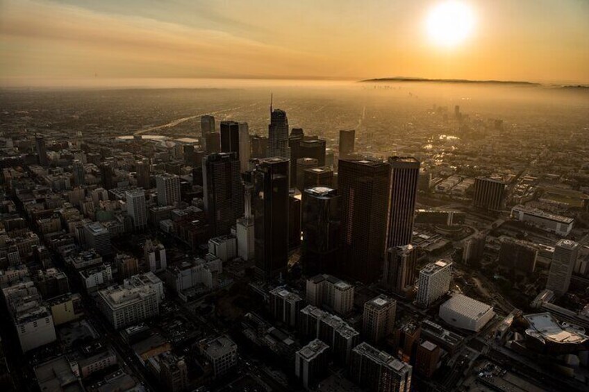 DTLA Lights - Your private sunset and night helicopter tour