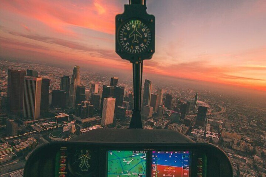 DTLA Lights - Your private sunset and night helicopter tour