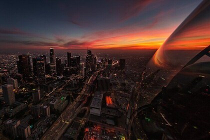 Downtown LA Lights: Your Private Sunset and Night Helicopter Tour