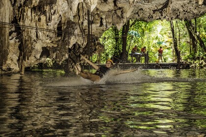 Full-day Adventure Tour to Tulum and Native Park with ziplines and cenotes