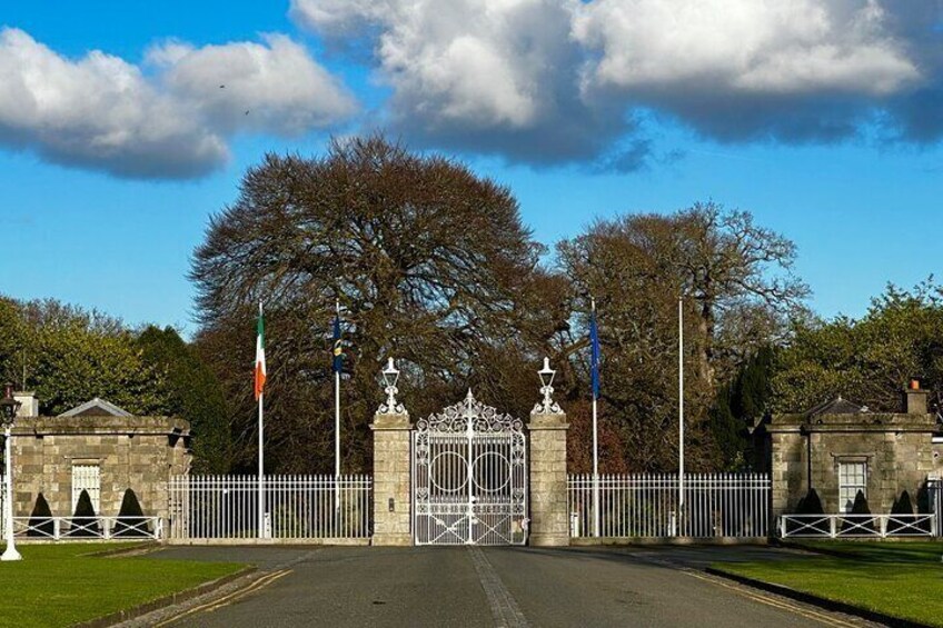 Entrance to the Residence of the President of Ireland
Michael D. Higgins