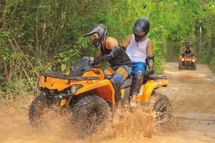 Emoción de Tulum: cuatrimotos, cenote, tirolesas, desde la Riviera Maya