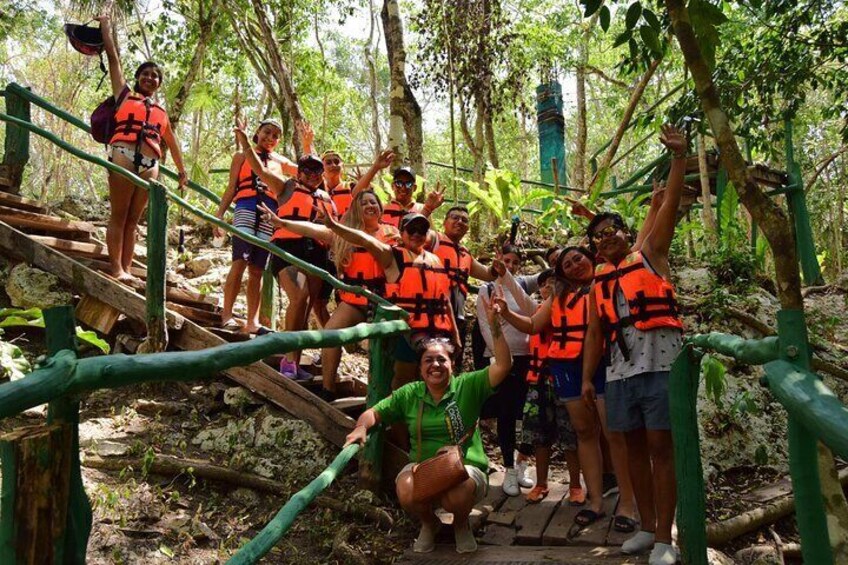 Amazing Jungle Park in Tulum! ATVs, Zip Lines, Cenote and Lunch