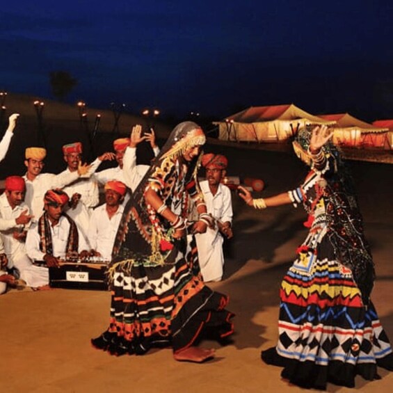 Picture 3 for Activity Jodhpur Camel & Jeep Safari with Sunset, Folk Dance, Dinner