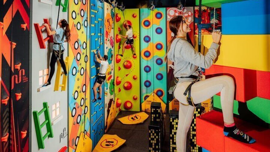Climing is fun for everybody.