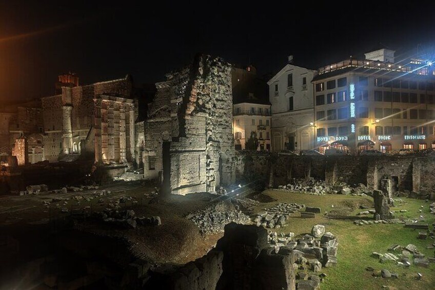Elegant Rome by night tour and dinner in a local restaurant