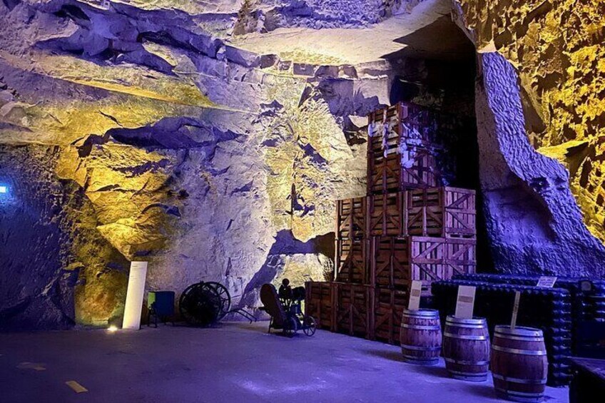 UNESCO listed Cellars of Veuve Clicquot