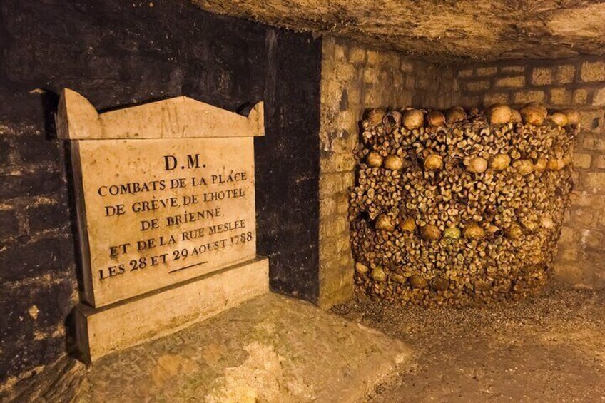 Catacombs Ticket and Seine River Cruise option