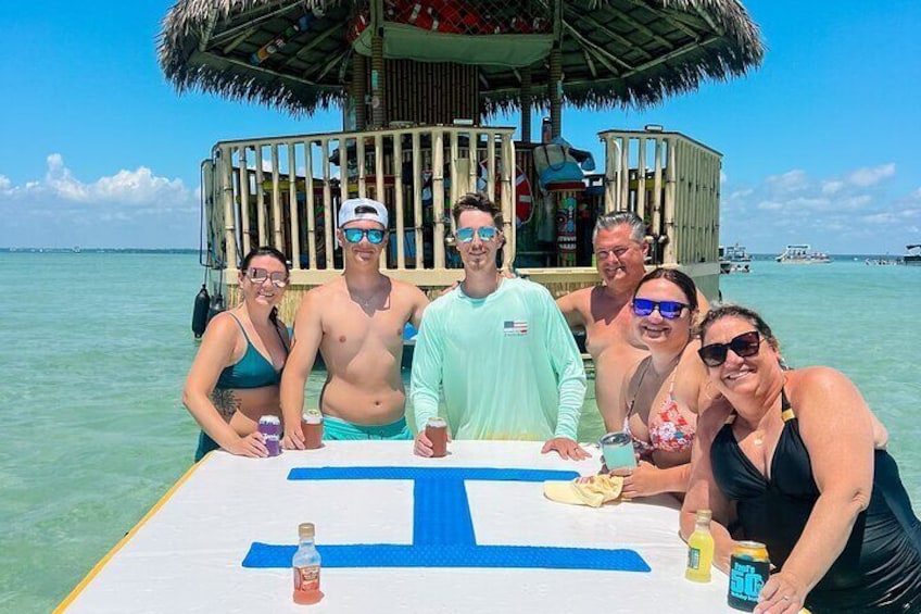TAILFINS Destin Tiki Boat/Crab Island Dolphin Tour PRIVATE