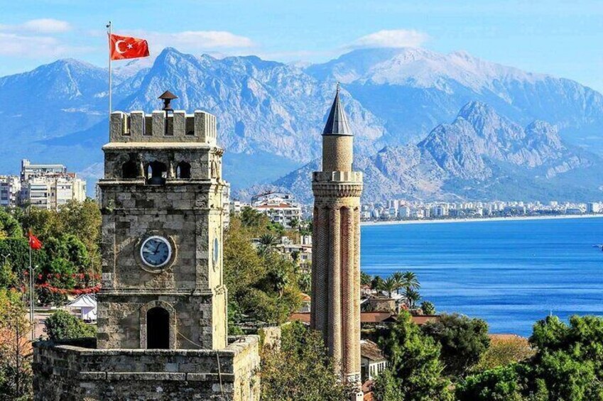 Clock tower and Seljuks Fluted Minaret