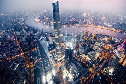 Shanghai : Billet de bus Hop-on Hop-off et attractions optionnelles