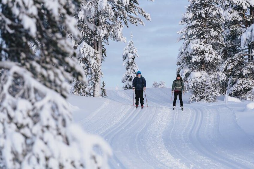 Get to know cross country skiing saariselkä