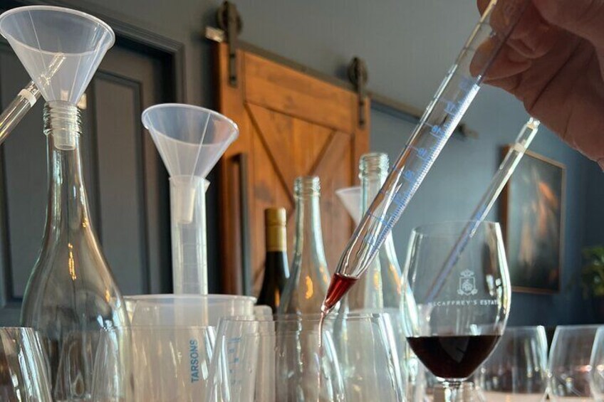 Winemaking Class at McCaffrey's Estate