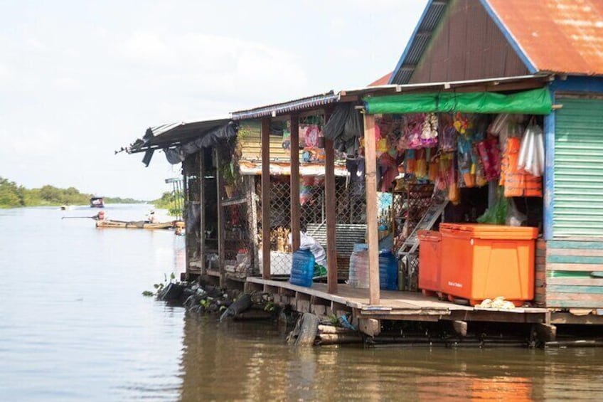 Kayaking & Floating Village in Tonle Lake