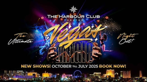 Amsterdam: VEGAS Dinner Show with 3-Course Sharing Menu
