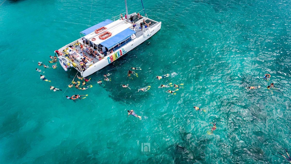 Picture 3 for Activity Montego Bay: Dunns Catamaran Sail & Snorkel with Zipline